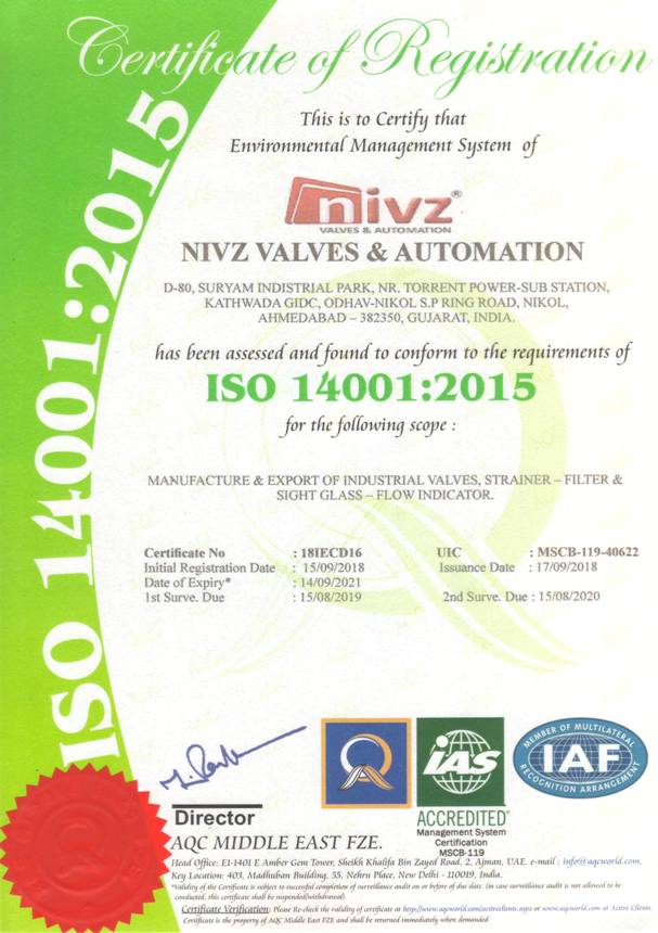 ISO 14001 CERTIFIED JACKETED MANUFACTURERS